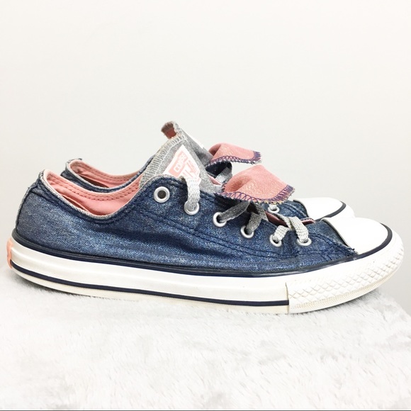 converse shoes denim